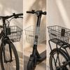 OpenfrontLoading Bike Basket | Rigid Welded Frame, basic lattice Structure, Wire cycle Basket, for