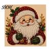 Christmas Faux Pearl Painting Kit DIY Art Kit, Beads Craft for Festive Wall Decor Making Adults, Beginners, Cute Santa Tree Elk Gem Bead Home