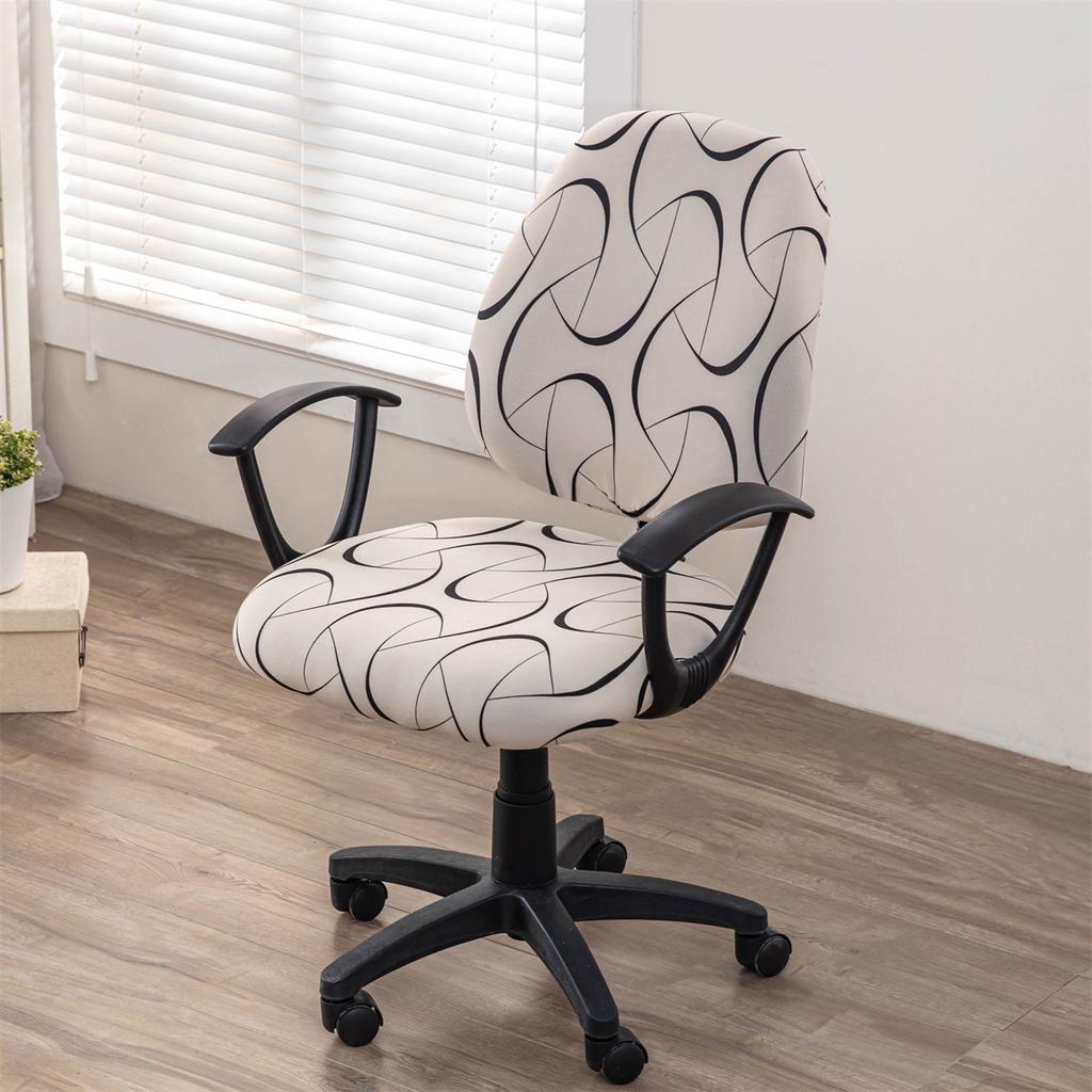 Elastic Split Chair Cover Office Lift Swivel Chair Cover Household Split Computer Chair Cover Non-Slip Seat