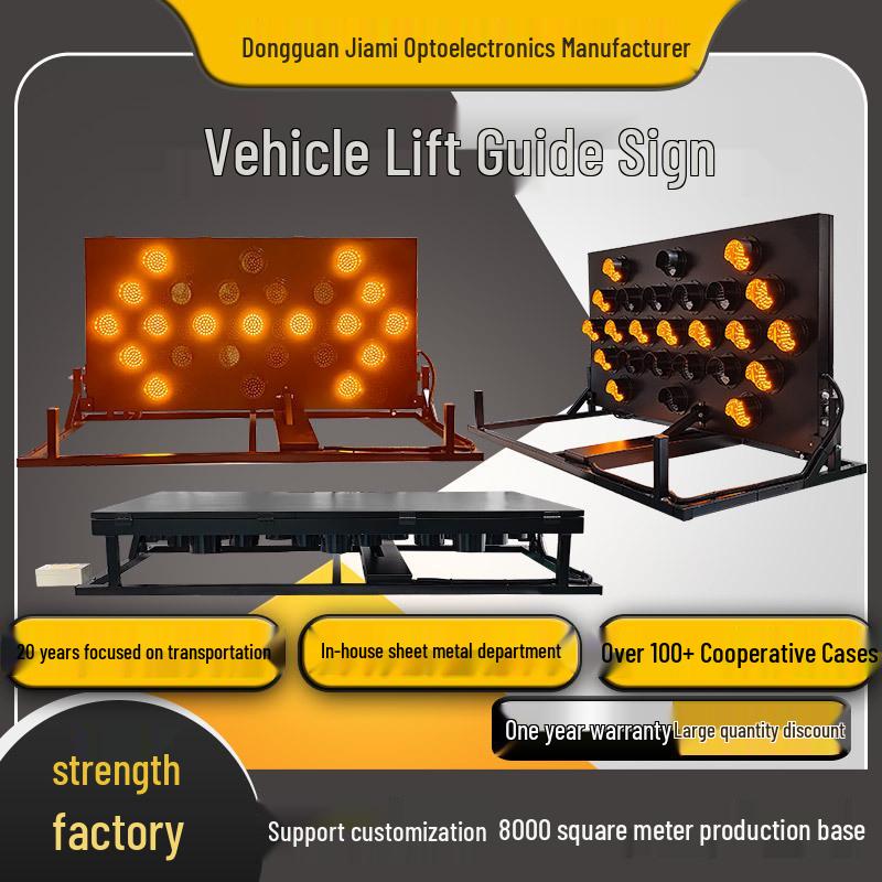 25-Light LED Vehicle-Mounted Road Guidance Sign for Highway Construction