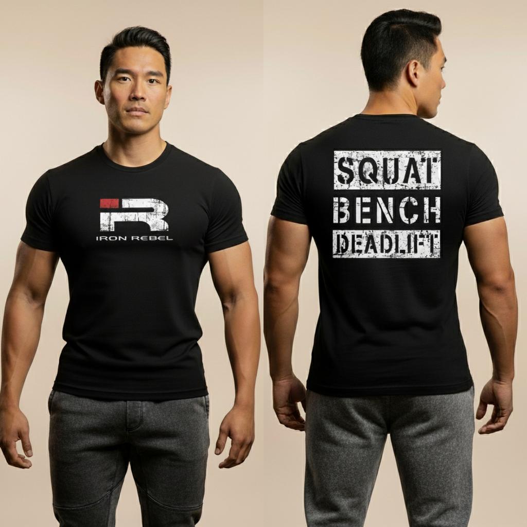 Przysiady Ławka Martwy Ciąg Siłownia Klasyczna Siła Fitness Marka Koszulka Bawełniana Graficzna Koszulka Unisex Unisex Letnia Streetwear