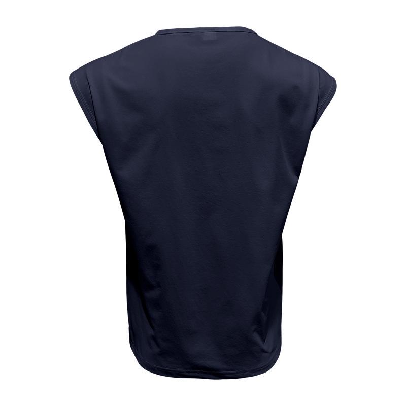 2024 Herren Sommer Ärmelloses Lockeres Einfarbiges Tanktop