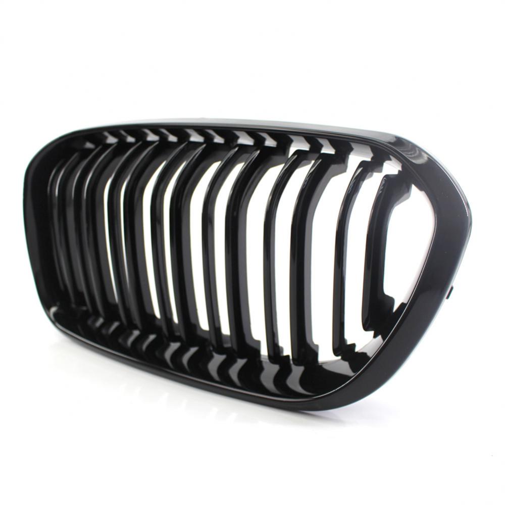 Fashion Double Slat Replacement Grille For Bmw 1 Series F20 F21 Lci 120i 2016 2017 Car Front Bumper Grilles Kidney Racing Grill