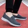 Couples Slip-on Casual Shoes Lightweight Flats Breathable Knitted Loafers Women Men Comfortable Daily Walking Shoes