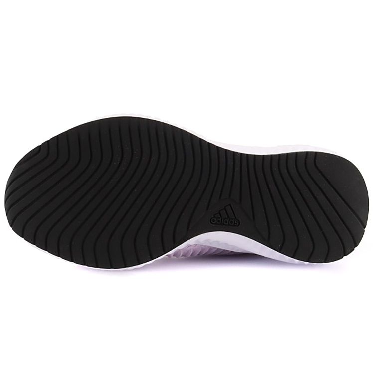 Adidas Alphabounce 3 Sports Fabric Non-Slip Wear-Resistant Low-Top Long Distance Running Shoes Women Sneakers Light-Purple EG1385