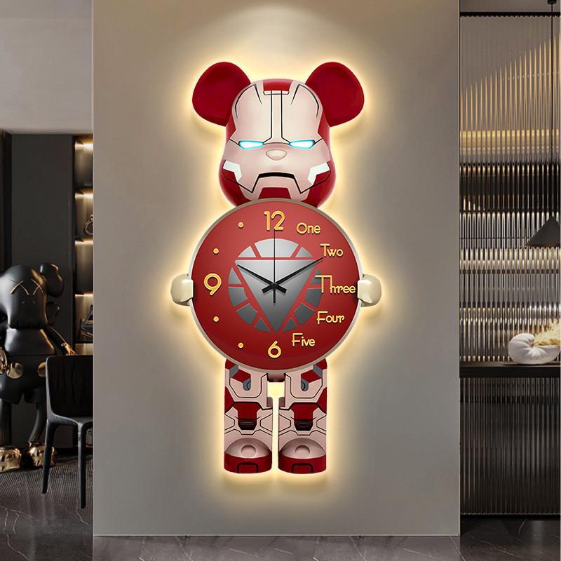 Wall Violentbear Clock Creativity Timepiece Living Decoration Room