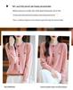 Designer Color Block Wool Cardigan - Heart Buckle, Round Neck, Versatile Casual Sweater for Autumn/Winter