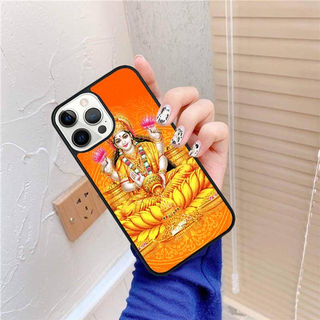 Housse de téléphone Goddess Hindoue Lakshmi Pour iPhone 17 Air 15 16 14 13 12 Pro Max 11 Pro Max Plus Coque Shell