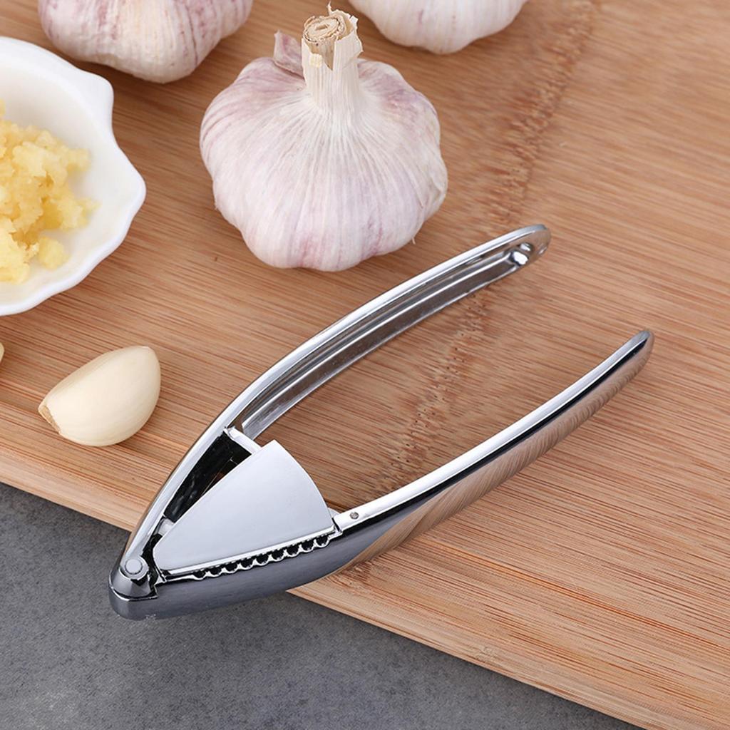 Garlic Press Crusher Ergonomic Handle Kitchen Crusher Manual Garlic Squeeze Tool For Home Dormitory Hotel Apartment Rental