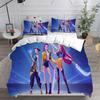 Juego de Cama K-POP D-Demon H-Hunters Juego de Funda Nórdica con Estampado 3D Suave Tamaño Individual Doble Queen Cama Para Regalo de Cumpleaños Para Niñas
