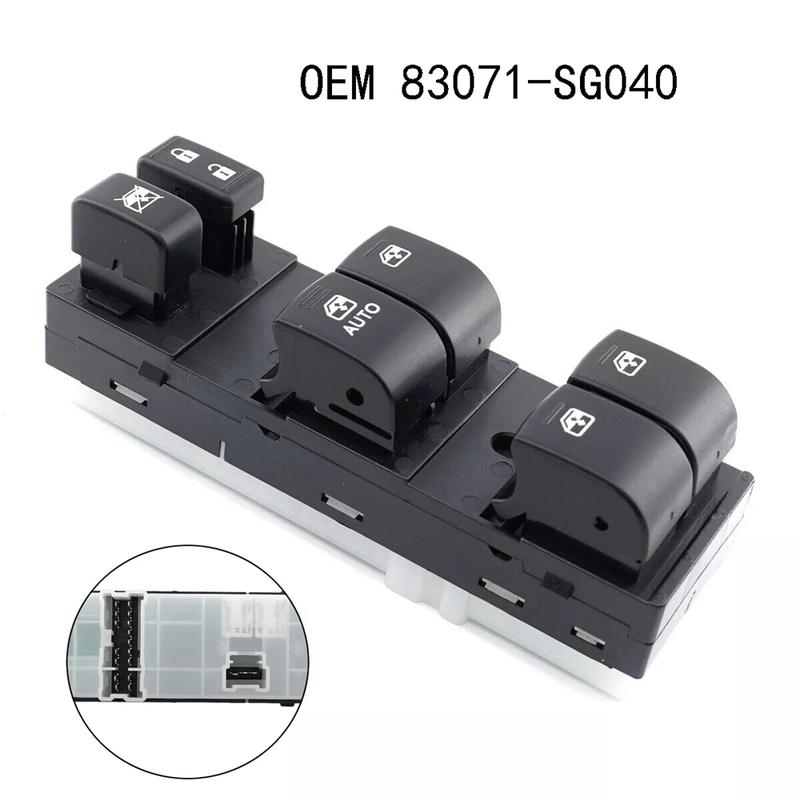 Car Front Driver Side Door Power Window Switch 14-18 for Subaru Forester 83071SG011