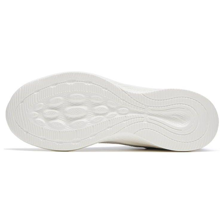 Anta Casual Shock Absorbing Low Top Running Shoes Men Sneakers White Black Blue 912445573-1