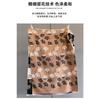Vintage Ginkgo Leaf Jacquard Scarf Women Thick Warm Faux Cashmere Neck Scarf