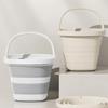 Foldable Water Bucket Essential For Fishing Camping Travel Collapsible Pail With Handle For Easy Storage Outdoor Use