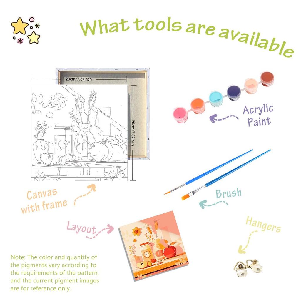 RUOPOTY Framed Diy Paint By Numbers Kits Flowers Diy Crafts Handmade By Numbers Starter Kit Diy Gifts For Home Wall Art