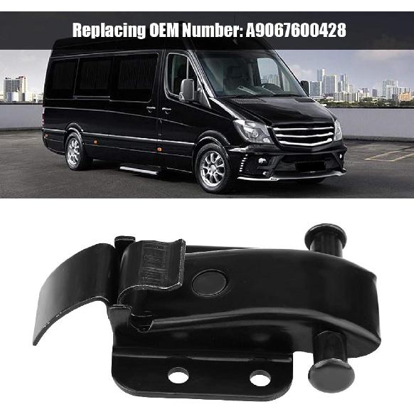 Akozon Rear Door Check Strap, Aluminum Car Rear Door Check Strap Bracket Locator Sprinter A906760042