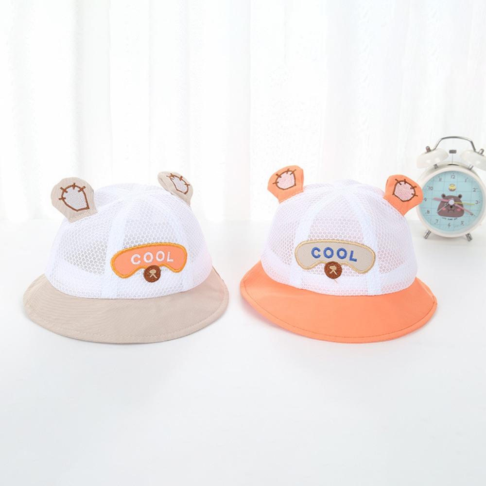 Breathable Kids Bucket Hat Summer Infant Fisherman Hat Outdoor Panama Hat  for Toddler