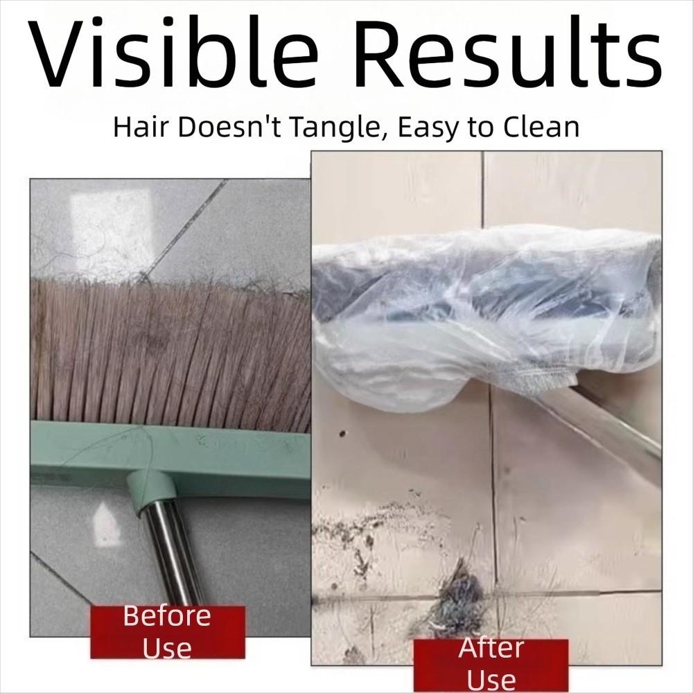 100pcs Disposable Broom Cover Non-woven Fabric Electrostatic Cleaning Cover Dust Adsorption Portable Hair Absorbent Cover