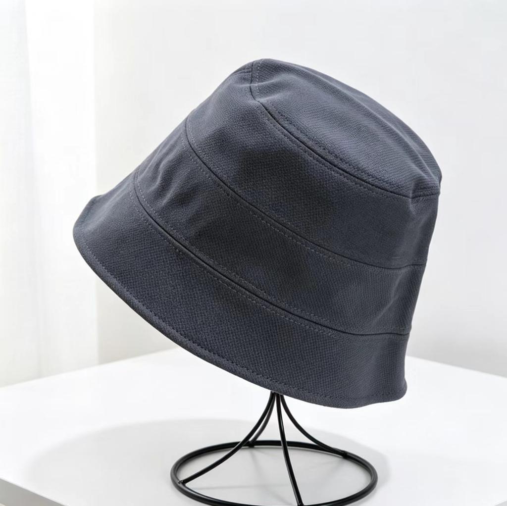 Sunscreen sunshade bucket hat women's spring and summer high-end plain all-match basin hat light and breathable sun hat