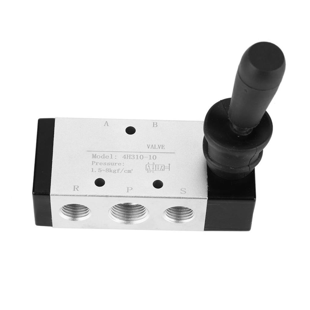Pneumatic Manual Control Valve 5 Port 2 Position Hand Lever Valve 0~0.8Mpa (4H210-08)