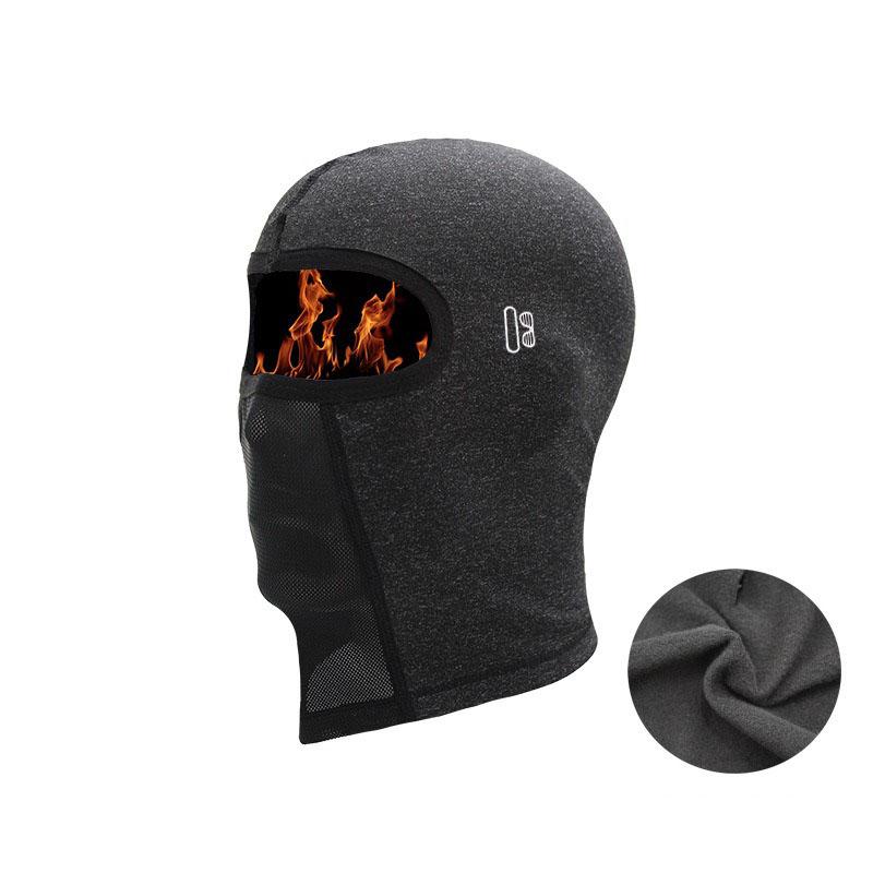 Masque Facial de Cyclisme Thermique d'Hiver Cagoule Couvre-Tête Coupe-Vent Doublure de Casque de Moto Thermique Chaud Vêtements de Tête de Sport d'Extérieur