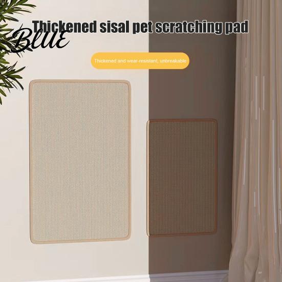 Cat Scratching Post Protect Wall Sisal Hemp Scratcher Board For Walls Wall-Mounted Pad Mounted Furniture