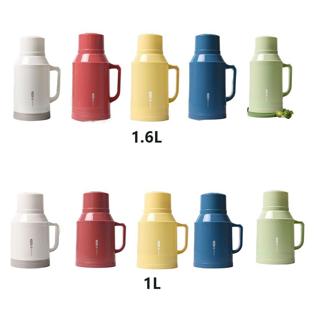 1L/1.6L Glass Liner Insulated Warming Kettle Large Capacity Thermos Pot  Hot  Water