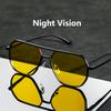 Fashionable Night Vision Sunglasses Glasses for Men and Women, Perfect for Daily and Party, Suitable for All Kinds of Faces
