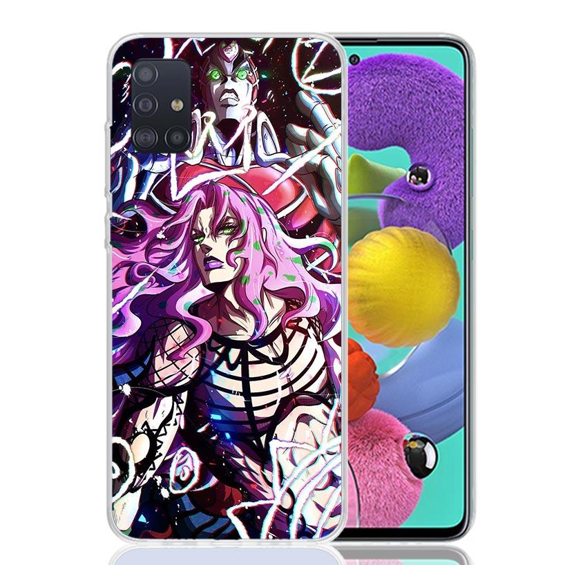 JoJo's Bizarre Adventure Hot Anime Phone Case For Samsung Galaxy A52 A32 A22 A12 A02S A50S A30S A51 A31 AA71 Note 20 Ultra 10 S1