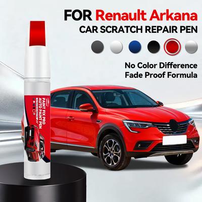 For Renault Arkana 2021-2025 CMF-B Paint Repair Pen Touch Up Scratch Remover DIY Auto Accessories Black White Orange Blue Gray
