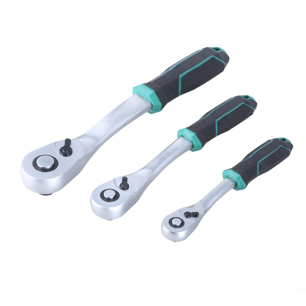 90 Tooth Wrench Ratchet Wrench 1/2 "3/8" 1/4" Wrench Tool Smooth To Operate Efficient In Tight Spaces