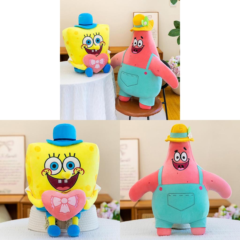 Spongebob Squarepants Patrick Ster Pluche Speelgoed Met PP Katoen Vulling Groot Bedkussen Voor Kinderen
