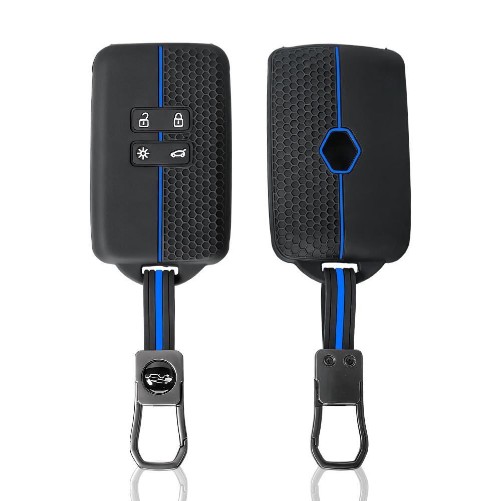 Silicone for Renault Captur Koleos Kadjar Arkana Megane Dacia Duster Sandero Stepway Smart Remote Control Car Key Case Cover Fob