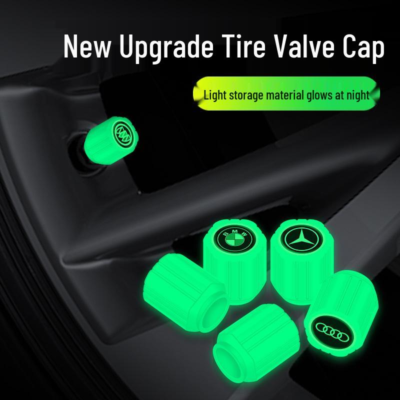 Luminous Tire Valve Stem Caps for Haval Models (Shenshou, Chitu, Big Dog, H6, SM6, H2, H8, F7x)