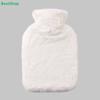 Rubber Hot Water Bottle With Faux Fur Cover Removable Reusable Hand Warmer Explosion-Proof