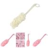 Long Handle Bath Body Back Shower Brush With Soft Loofah For Exfoliating Skin Clarity And Health