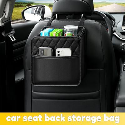 Car Backseat Storage Box Car Organizer Auto Waterproof Phone Pocket Pouch Car Back Seat Organizer Protector Hanging Storage Bag