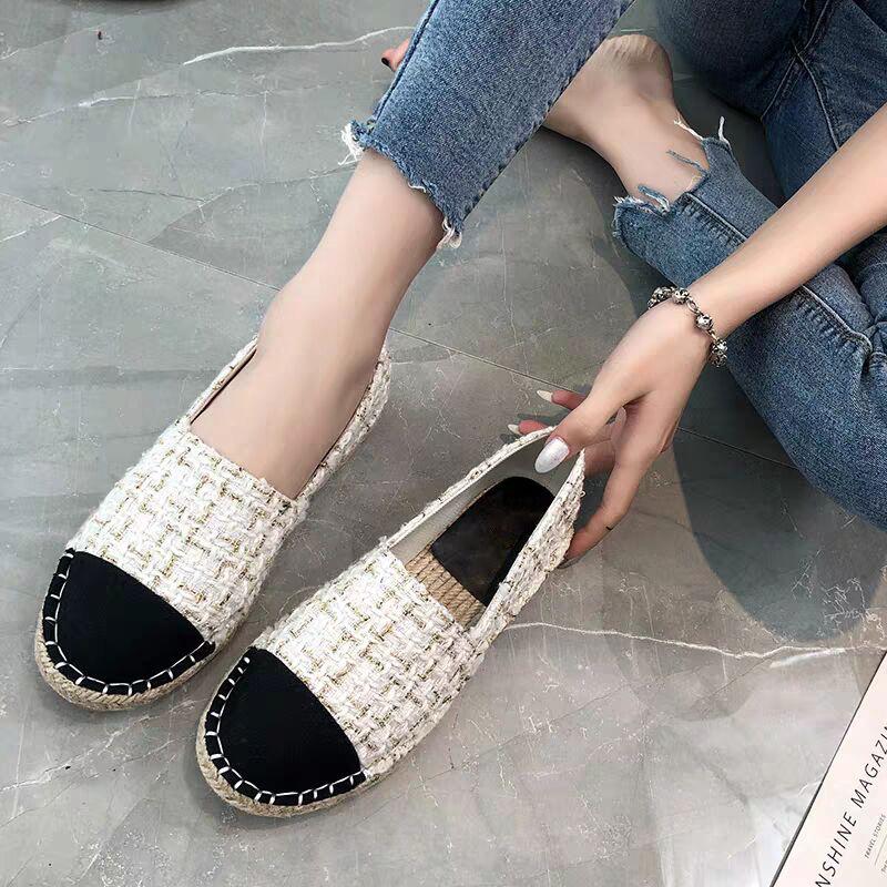 Women's Loafers Luxury Vulcanized For Women Trend 2024 Comfortable Flat Casual Outdoor Fashion Walking Slip-Ons Shoes Footwear