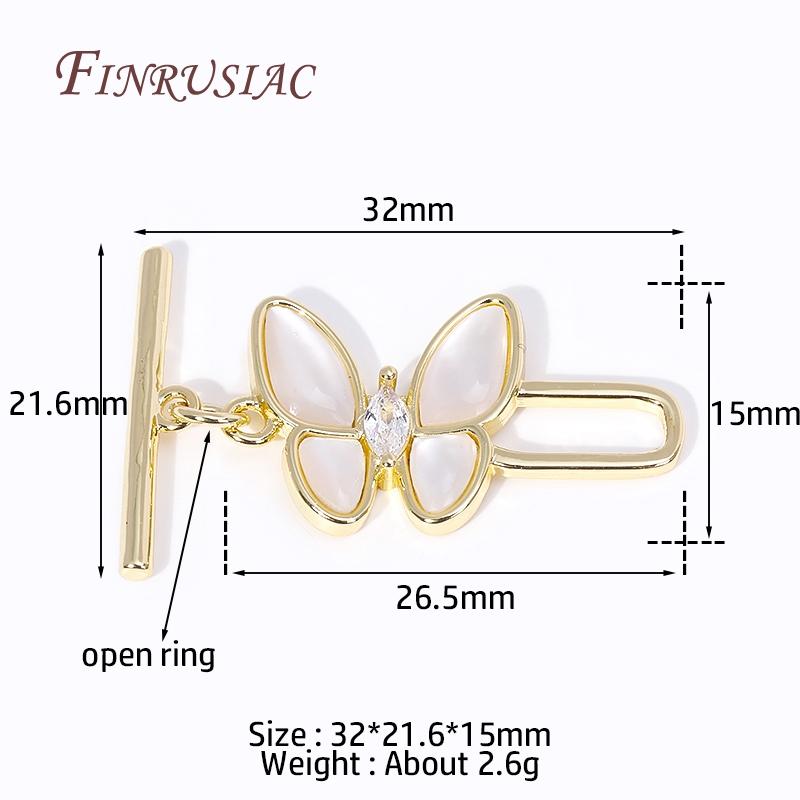 Multi Styles High Quality Brass Toggle Clasps 18K Gold Plated Bracelet Connect Clasps DIY Jewelry Making Supplies OT Clasps