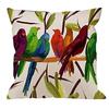 Branch bird flower linen pillowcase sofa cushion cover home decoration can be customized for you 40x40 50x50 60x60 45x45