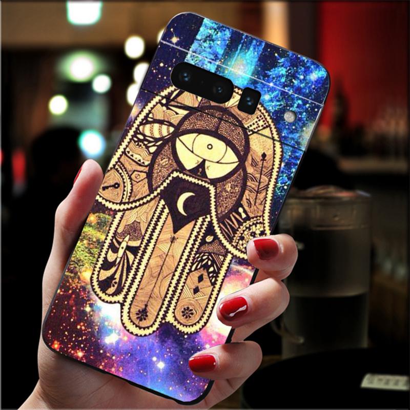 Phone Case For Google Pixel 10 9 Pro XL 9A 8 7 6 Pro Pixel 8A 7A 6A Pixel 8 7 6 5 Hamsa Hand of Fatima