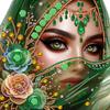Beauty Special Shaped 5D DIY Partial Drill Diamonds Dots Gem Art Kits for Adults Home Wall Decor Diamond Dots Paintings 30x30cm