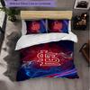 St. Louis Cardinals Pattern Microfiber 3Pcs Bedding Set Decor Duvet Cover Set For Bedroom Home Use