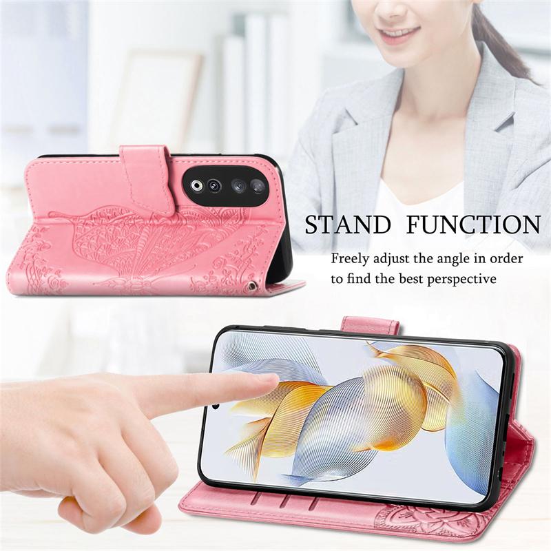 Butterfly Leather Case For OnePlus 15 13 13R 12 12R 11 11R 10 9 8 7 7T Pro 10T 8T 9R 9RT Nord CE 2 3 4 5 Lite Flip Case Cover