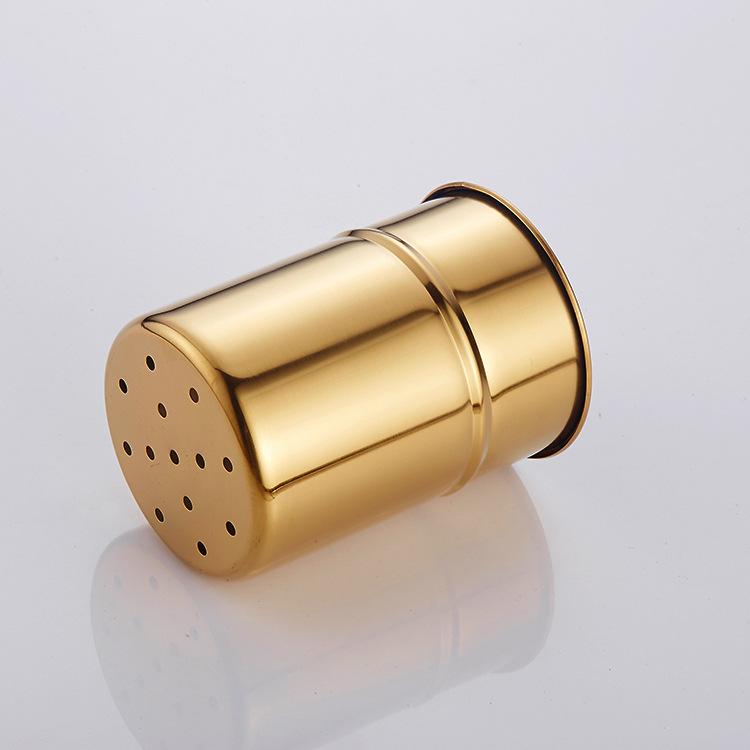304 Titanium-Plated Brushed Black Stainless Steel European-Style Toilet Brush