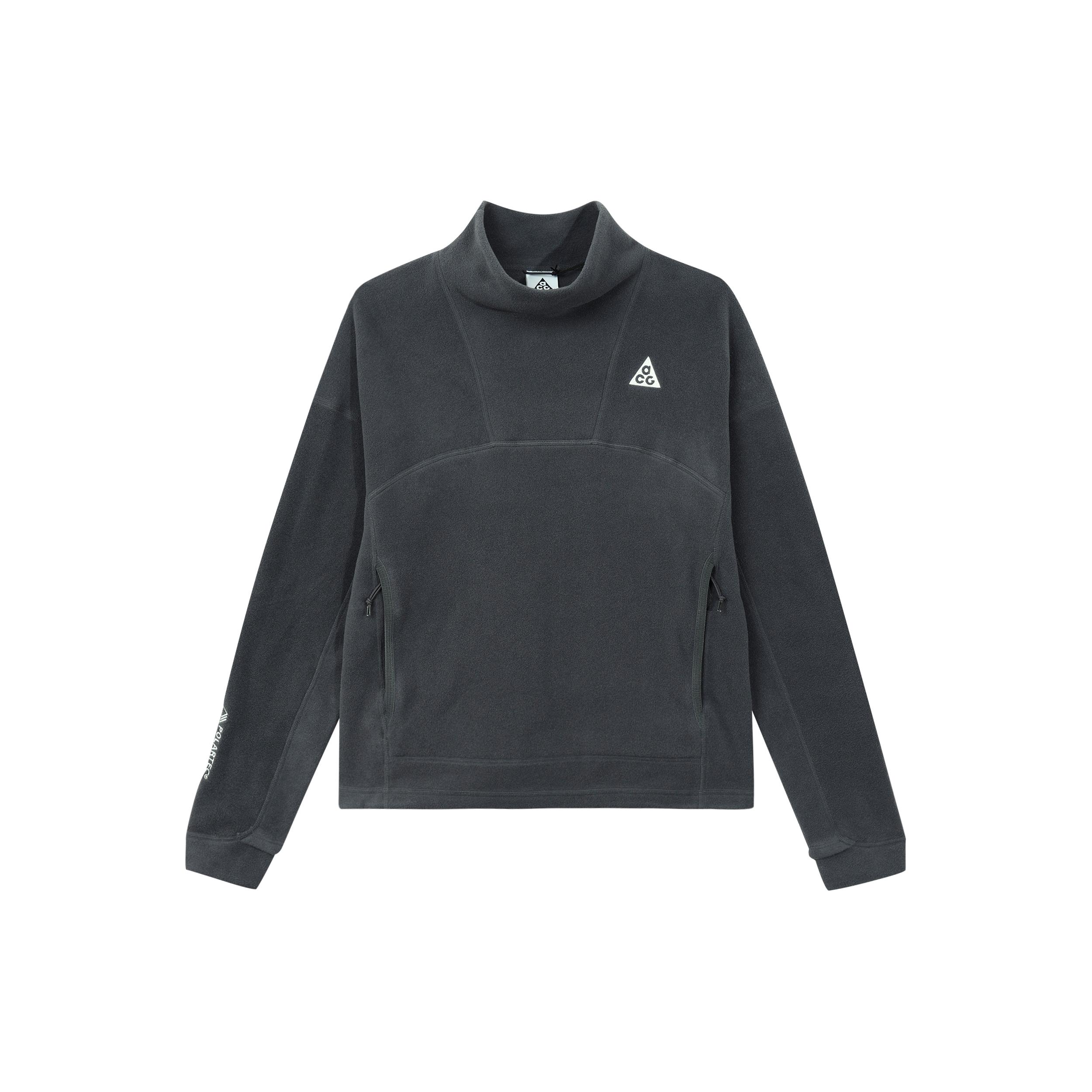 

New Nike ACG Sweatshirt Women s Dark Gray DQ5843-060 L