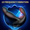 Male Prostate Massage Vibrator Anal Plug Wireless Control Wear Silicone Stimulate Massager Delay Ejaculation Ring Toy For Men