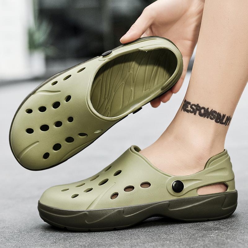 Sandals Slippers for Men Soft and Comfortable Non-slip Shoes for Men Thick Bottom Gardon Shoes Couple Women Home Shoes Fashion