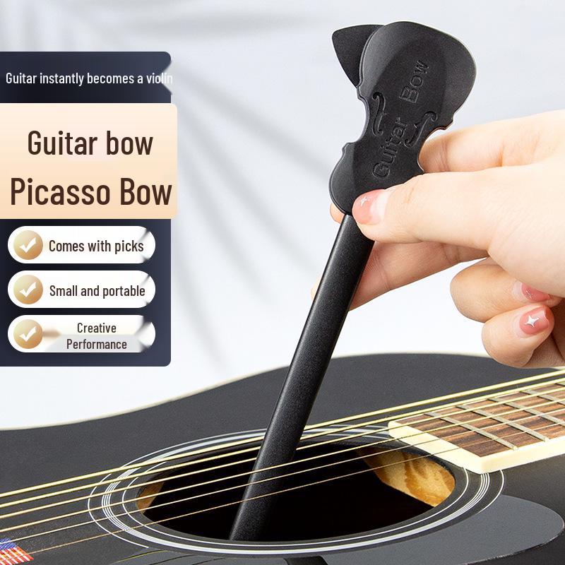 

Picasso Guitar Bow: Creative Folk Guitar Playing Pick Plastic