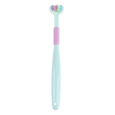 Three-Sided Soft-Bristled Toothbrush Ultra-Fine Soft-Bristled Children'S Toothbrush